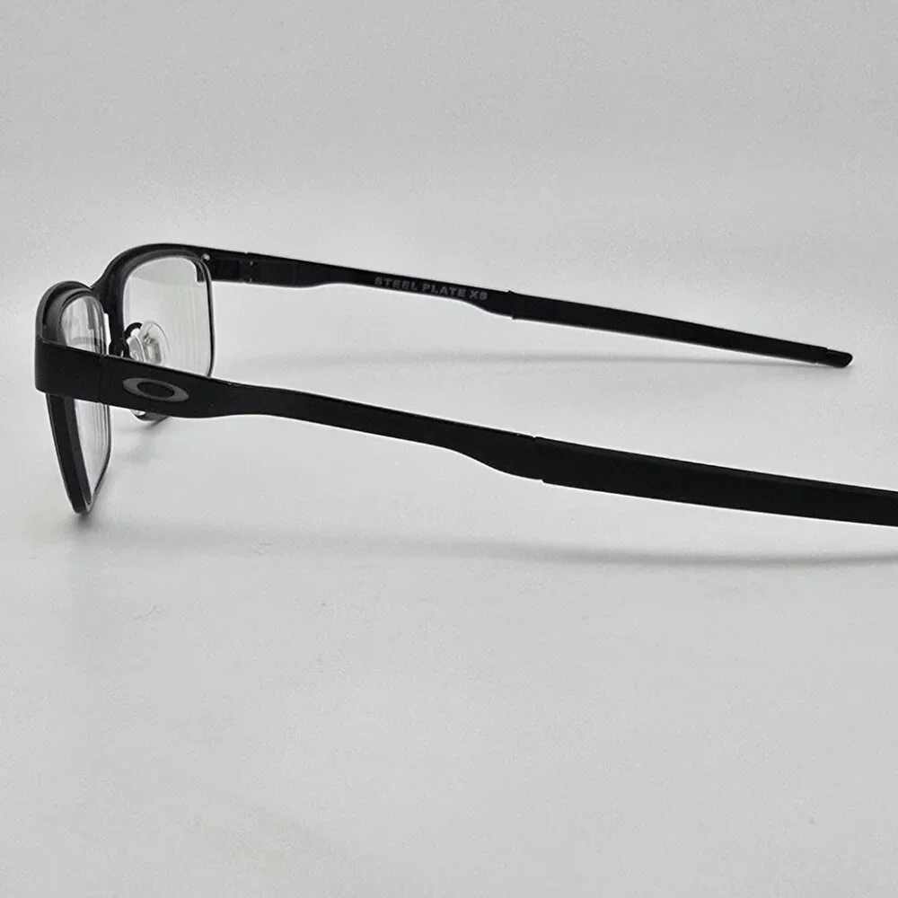 Oakley OY3002-0148 Steel Plate XS Satin Black Kids Eyeglasses Frame w/ Case 48mm